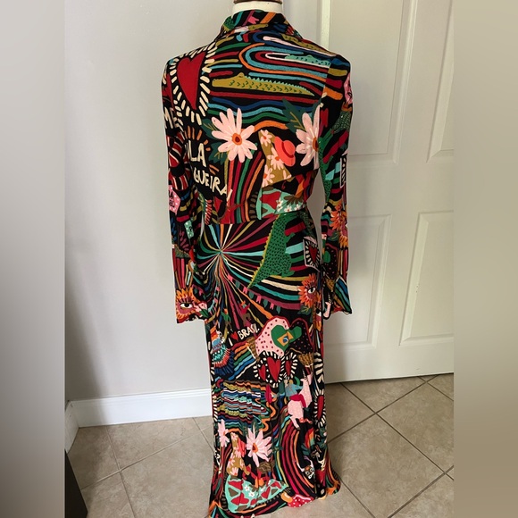 Farm Rio long sleeve dress size medium - Picture 3 of 5